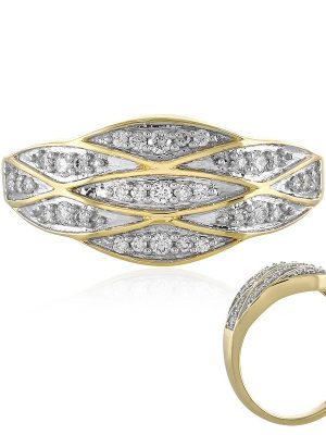 Lupenreiner (F) Brillant-Goldring (LUCENT DIAMONDS)