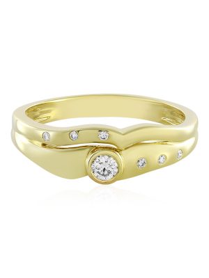 Lupenreiner (F) Brillant-Goldring (LUCENT DIAMONDS)