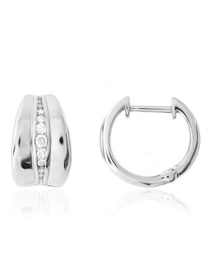 Lupenreiner (F) Brillant-Platinohrringe (LUCENT DIAMONDS)