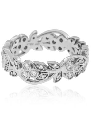 Lupenreiner (F) Brillant-Platinring (LUCENT DIAMONDS)