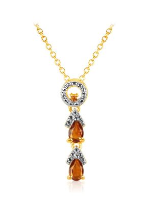 Madeira-Citrin-Silbercollier