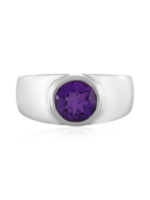 Marokkanischer Amethyst-Silberring