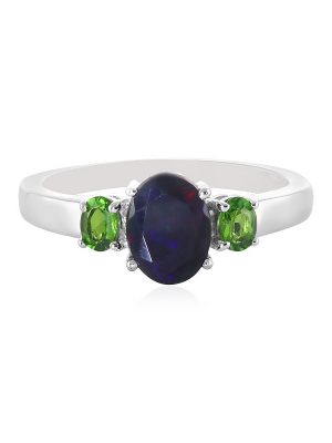 Mezezo-Opal-Silberring