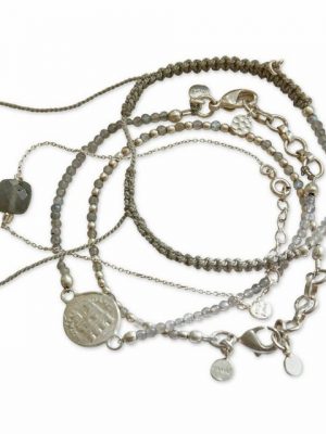 Mirabeau Armband Set "Armband 4er Set Gulden grau"