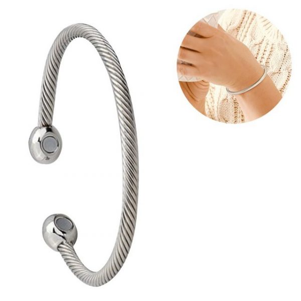 Mmgoqqt Armbandage "Magnetisches Kupferarmband für Herren und Damen Magnetarmband aus Kupfer Lebensbaum Armreif Solides Armband mit Verstellbares Energien Armband"