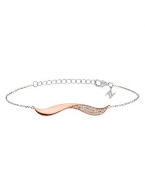 NANA KAY Armband "Natural Flow", mit funkelnden Zirkonia-Kristallen