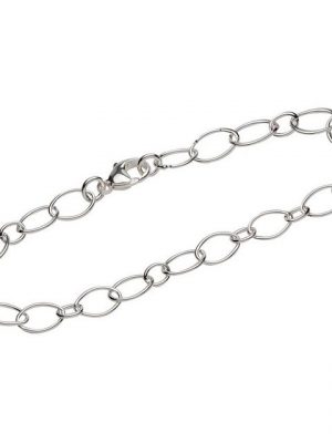 NKlaus Silberarmband "Armband 925 Sterling Silber 19,5cm Figaro Ankerket" (1 Stück), Made in Germany