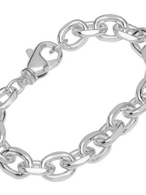 NKlaus Silberarmband "Armband 925 Sterling Silber 19cm Ankerkette 4 fach" (1 Stück), Made in Germany
