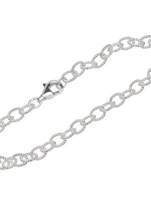 NKlaus Silberarmband "Armband 925 Sterling Silber 19cm Ankerkette Damen" (1 Stück), Made in Germany