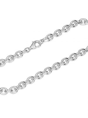 NKlaus Silberarmband "Armband 925 Sterling Silber 19cm Ankerkette diaman" (1 Stück), Made in Germany