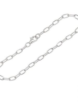 NKlaus Silberarmband "Armband 925 Sterling Silber 19cm Ankerkette rund D" (1 Stück), Made in Germany