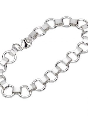 NKlaus Silberarmband "Armband 925 Sterling Silber 19cm Calla Kette Damen" (1 Stück), Made in Germany