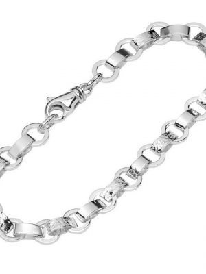 NKlaus Silberarmband "Armband 925 Sterling Silber 19cm CallaKette Damen" (1 Stück), Made in Germany