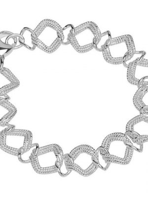 NKlaus Silberarmband "Armband 925 Sterling Silber 19cm Designer Kette Da" (1 Stück), Made in Germany