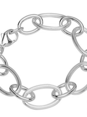 NKlaus Silberarmband "Armband 925 Sterling Silber 19cm Designer Kette Un" (1 Stück), Made in Germany