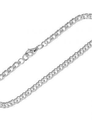 NKlaus Silberarmband "Armband 925 Sterling Silber 19cm Doppel Panzerkett" (1 Stück), Made in Germany