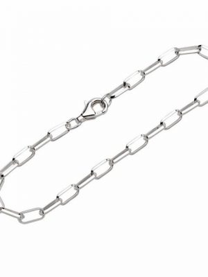 NKlaus Silberarmband "Armband 925 Sterling Silber 19cm Dreikantkette Dam" (1 Stück), Made in Germany