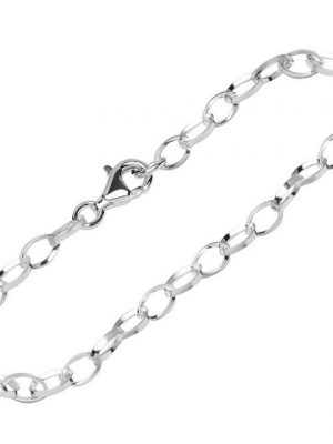 NKlaus Silberarmband "Armband 925 Sterling Silber 19cm Dreikantkette Dam" (1 Stück), Made in Germany