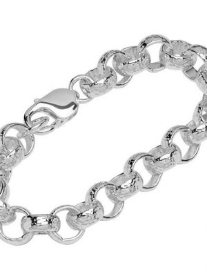 NKlaus Silberarmband "Armband 925 Sterling Silber 19cm Erbskette Herren" (1 Stück), Made in Germany