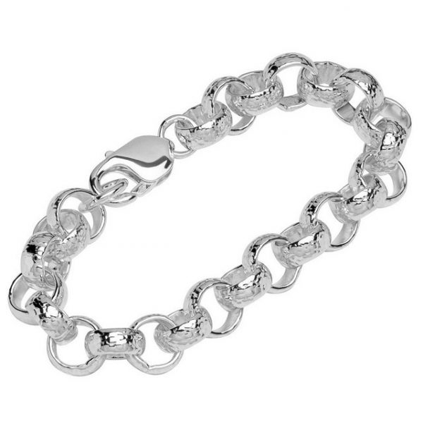 NKlaus Silberarmband "Armband 925 Sterling Silber 19cm Erbskette Herren" (1 Stück), Made in Germany