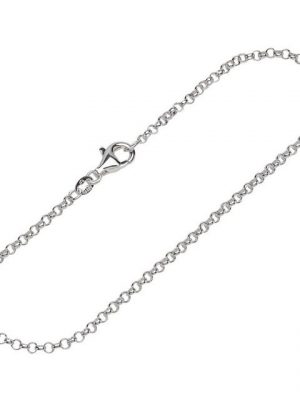 NKlaus Silberarmband "Armband 925 Sterling Silber 19cm Erbskette rund we" (1 Stück), Made in Germany