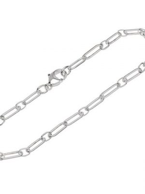 NKlaus Silberarmband "Armband 925 Sterling Silber 19cm Figaro Ankerkette" (1 Stück), Made in Germany