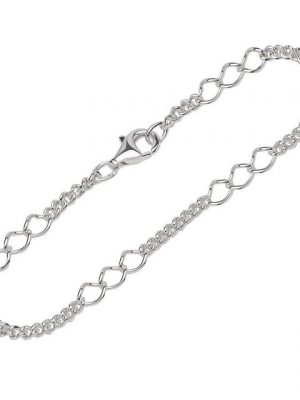 NKlaus Silberarmband "Armband 925 Sterling Silber 19cm Figaro Panzerkett" (1 Stück), Made in Germany
