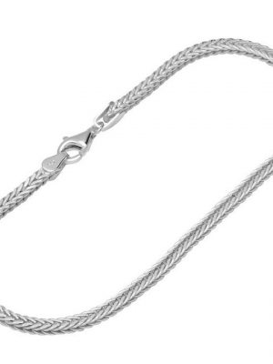 NKlaus Silberarmband "Armband 925 Sterling Silber 19cm Fuchsschwanzkette" (1 Stück), Made in Germany