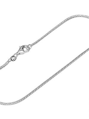 NKlaus Silberarmband "Armband 925 Sterling Silber 19cm Fuchsschwanzkette" (1 Stück), Made in Germany