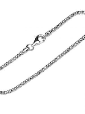 NKlaus Silberarmband "Armband 925 Sterling Silber 19cm Himbeerkette Dame" (1 Stück), Made in Germany