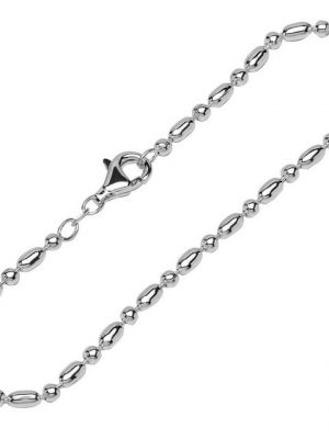 NKlaus Silberarmband "Armband 925 Sterling Silber 19cm Kugelketten Varia" (1 Stück), Made in Germany