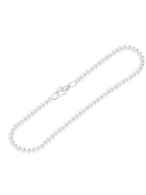 NKlaus Silberarmband "Armband 925 Sterling Silber 19cm Kugelketten Varia" (1 Stück), Made in Germany
