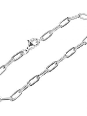 NKlaus Silberarmband "Armband 925 Sterling Silber 19cm Langankerkette 4" (1 Stück), Made in Germany