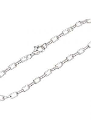 NKlaus Silberarmband "Armband 925 Sterling Silber 19cm Langankerkette He" (1 Stück), Made in Germany