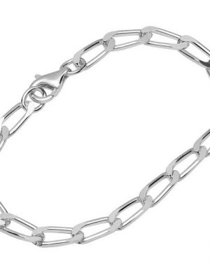 NKlaus Silberarmband "Armband 925 Sterling Silber 19cm Langpanzerkette 4" (1 Stück), Made in Germany
