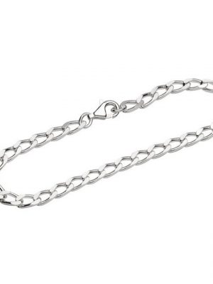 NKlaus Silberarmband "Armband 925 Sterling Silber 19cm Langpanzerkette 4" (1 Stück), Made in Germany