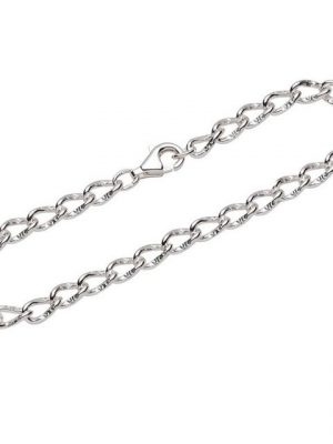 NKlaus Silberarmband "Armband 925 Sterling Silber 19cm Langpanzerkette D" (1 Stück), Made in Germany