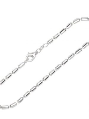 NKlaus Silberarmband "Armband 925 Sterling Silber 19cm Olivkette Damen d" (1 Stück), Made in Germany