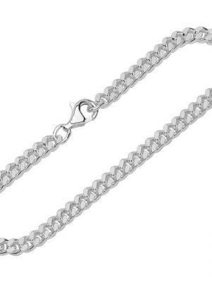 NKlaus Silberarmband "Armband 925 Sterling Silber 19cm Panzerkette diama" (1 Stück), Made in Germany