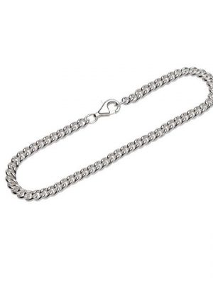 NKlaus Silberarmband "Armband 925 Sterling Silber 19cm Panzerkette rund" (1 Stück), Made in Germany
