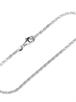 NKlaus Silberarmband "Armband 925 Sterling Silber 19cm S Panzerkette dia" (1 Stück), Made in Germany