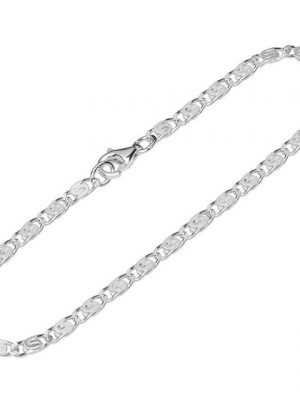 NKlaus Silberarmband "Armband 925 Sterling Silber 19cm S Panzerkette dia" (1 Stück), Made in Germany