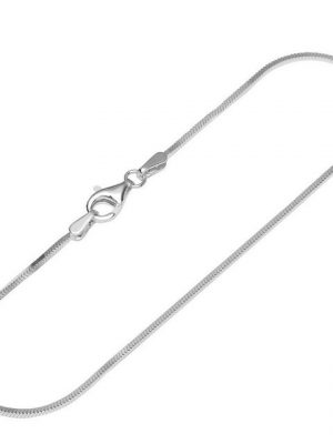 NKlaus Silberarmband "Armband 925 Sterling Silber 19cm Schlangenkette 4" (1 Stück), Made in Germany