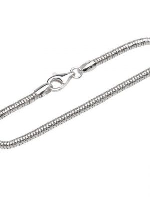 NKlaus Silberarmband "Armband 925 Sterling Silber 19cm Schlangenkette di" (1 Stück), Made in Germany