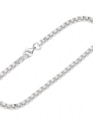 NKlaus Silberarmband "Armband 925 Sterling Silber 19cm Venezianerkette D" (1 Stück), Made in Germany