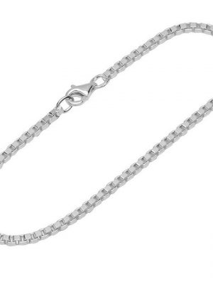 NKlaus Silberarmband "Armband 925 Sterling Silber 19cm Venezianerkette d" (1 Stück), Made in Germany