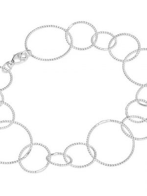NKlaus Silberarmband "Armband 925 Sterling Silber 20cm Designer Kette Da" (1 Stück), Made in Germany