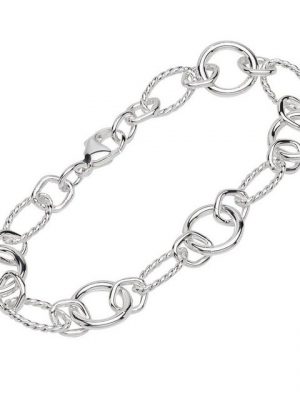 NKlaus Silberarmband "Armband 925 Sterling Silber 20cm Designer Kette Da" (1 Stück), Made in Germany