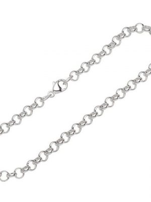 NKlaus Silberarmband "Armband 925 Sterling Silber 20cm Erbskette rund we" (1 Stück), Made in Germany