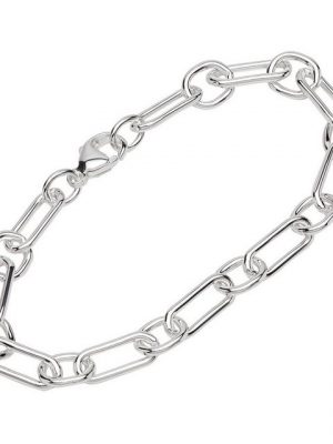 NKlaus Silberarmband "Armband 925 Sterling Silber 20cm Figaro Ankerkette" (1 Stück), Made in Germany